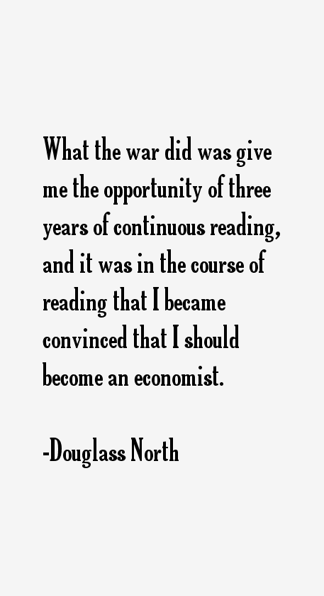 Douglass North Quotes