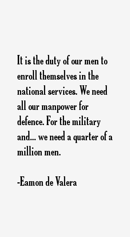 Eamon de Valera Quotes