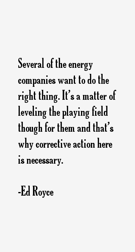 Ed Royce Quotes