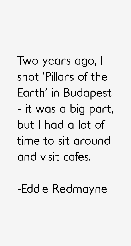 Eddie Redmayne Quotes