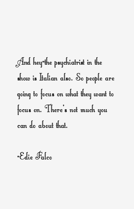 Edie Falco Quotes