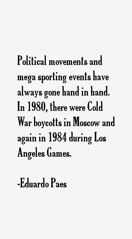 Eduardo Paes Quotes