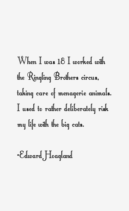 Edward Hoagland Quotes