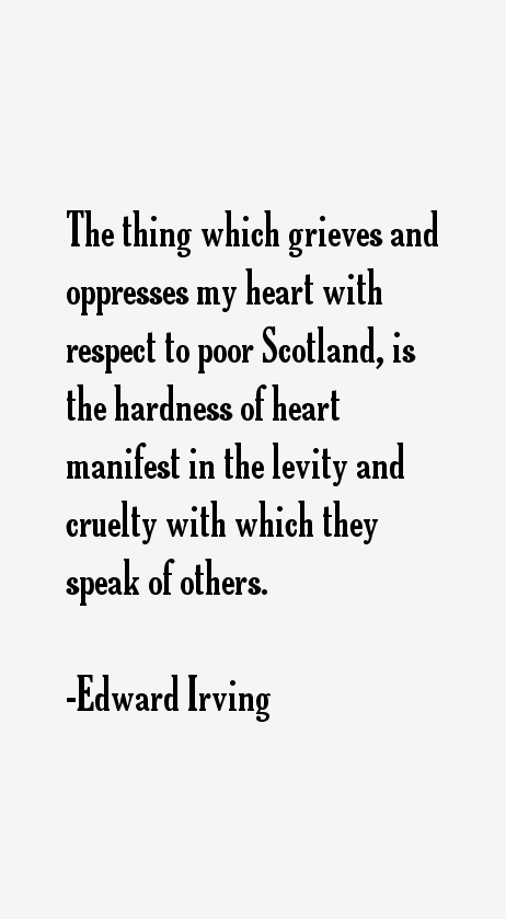 Edward Irving Quotes