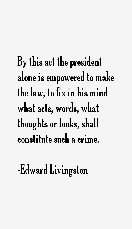 Edward Livingston Quotes