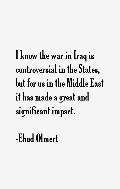 Ehud Olmert Quotes