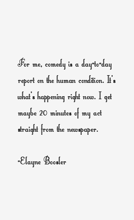 Elayne Boosler Quotes