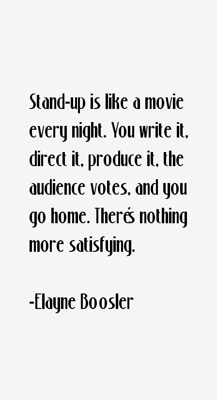 Elayne Boosler Quotes