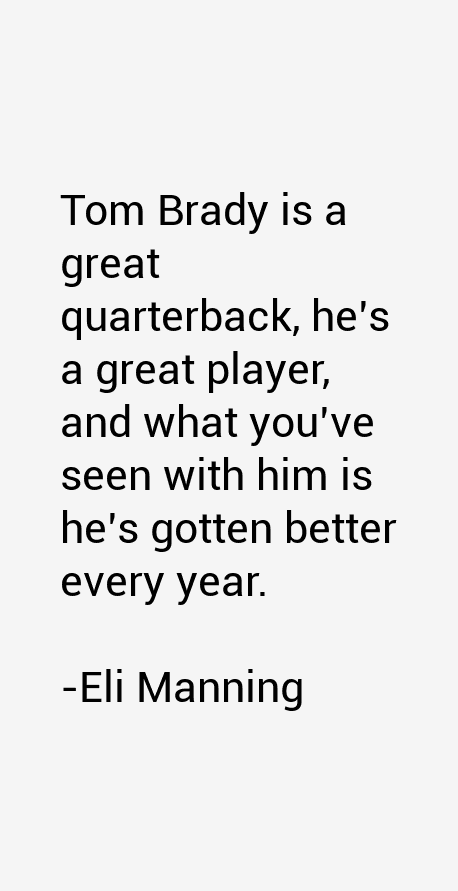 Eli Manning Quotes