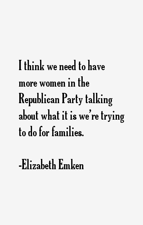 Elizabeth Emken Quotes