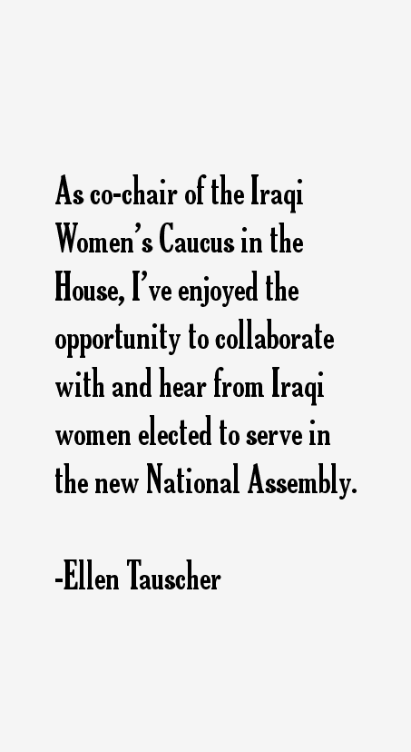 Ellen Tauscher Quotes
