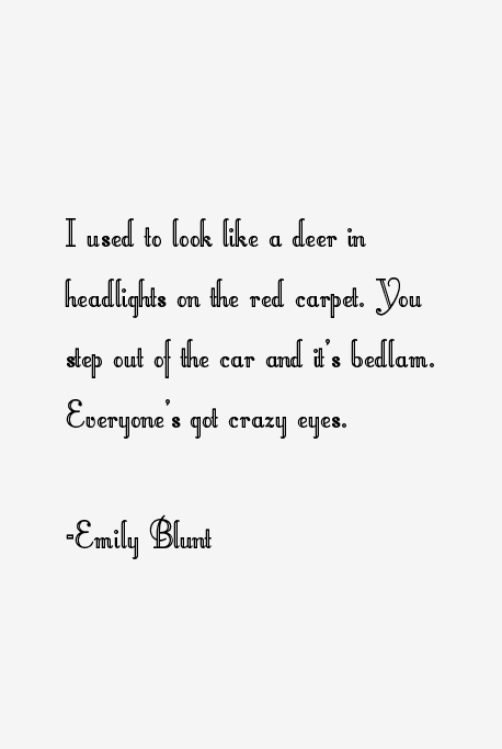 Emily Blunt Quotes