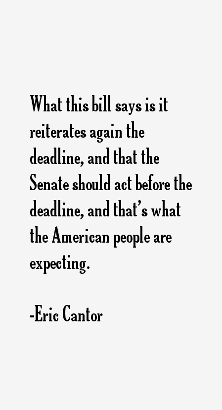 Eric Cantor Quotes