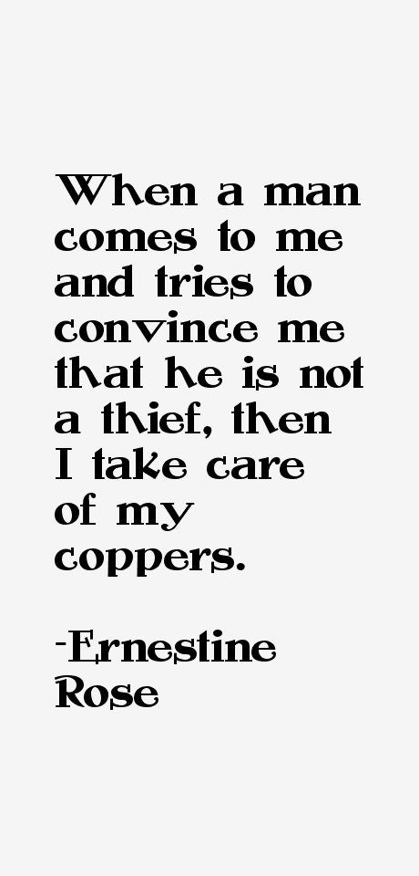 Ernestine Rose Quotes