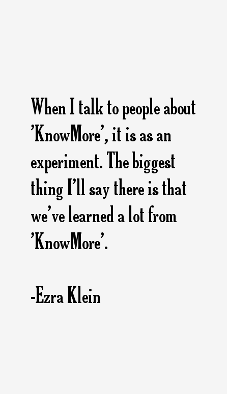Ezra Klein Quotes