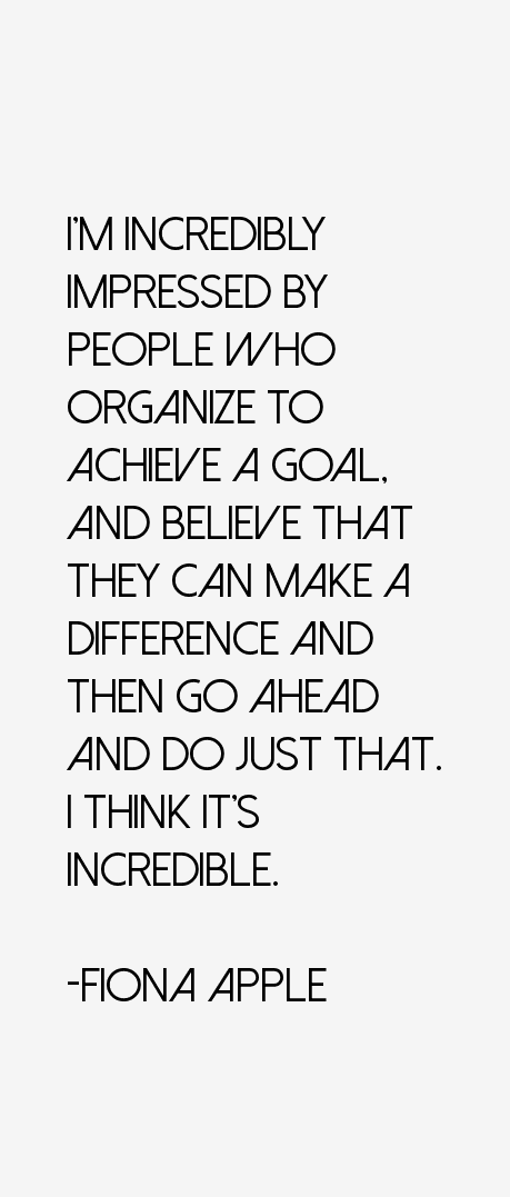 Fiona Apple Quotes