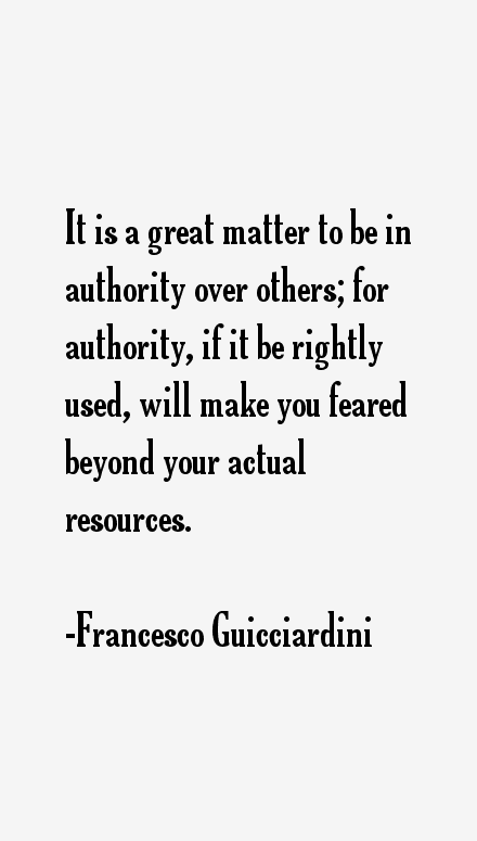 Francesco Guicciardini Quotes