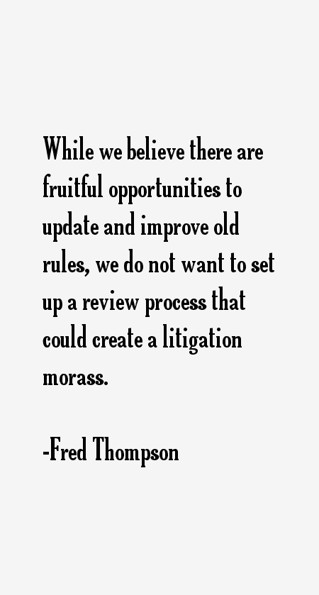 Fred Thompson Quotes