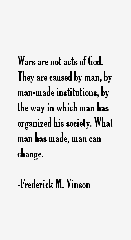 Frederick M. Vinson Quotes