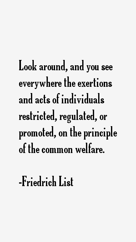 Friedrich List Quotes