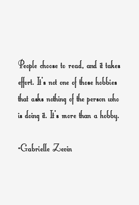 Gabrielle Zevin Quotes