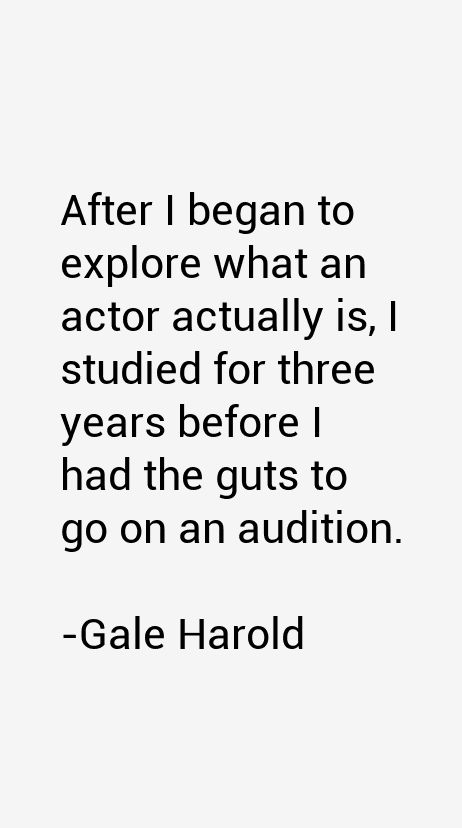 Gale Harold Quotes