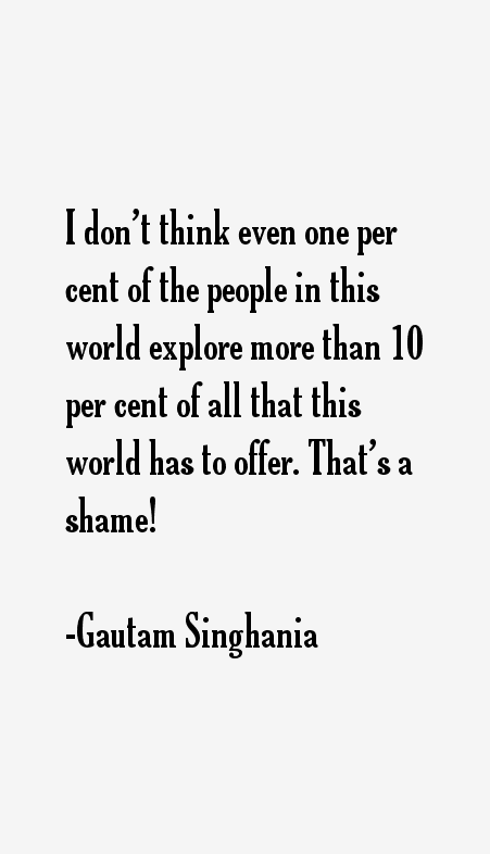 Gautam Singhania Quotes