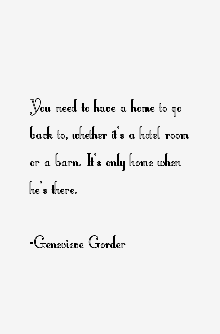 Genevieve Gorder Quotes