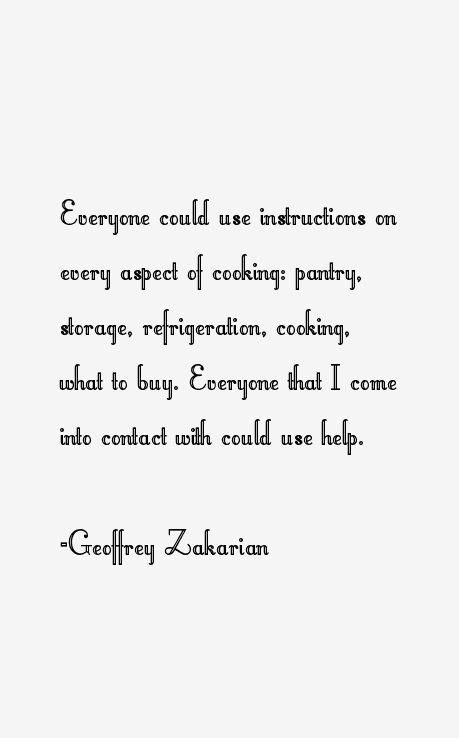 Geoffrey Zakarian Quotes