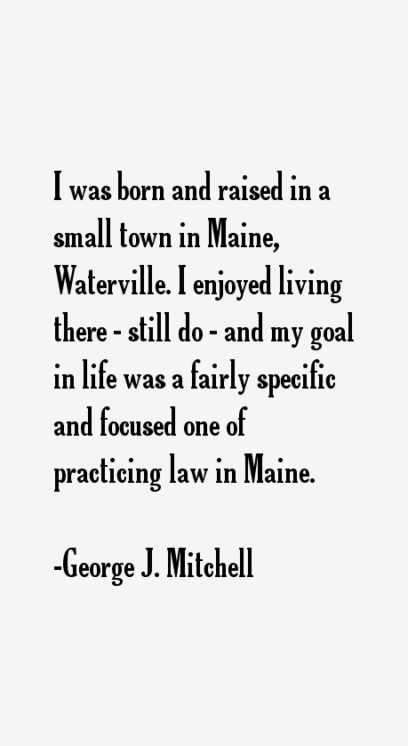 George J. Mitchell Quotes