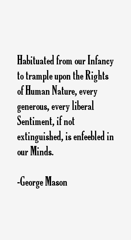 George Mason Quotes