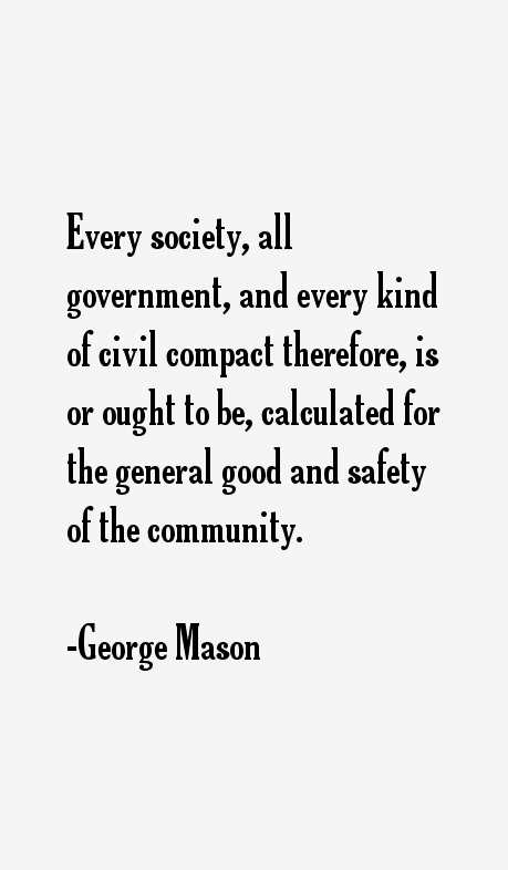 George Mason Quotes