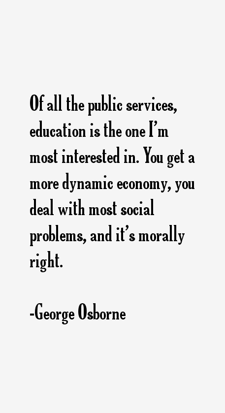 George Osborne Quotes