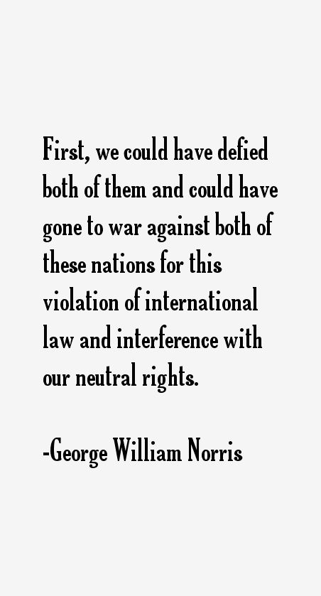 George William Norris Quotes