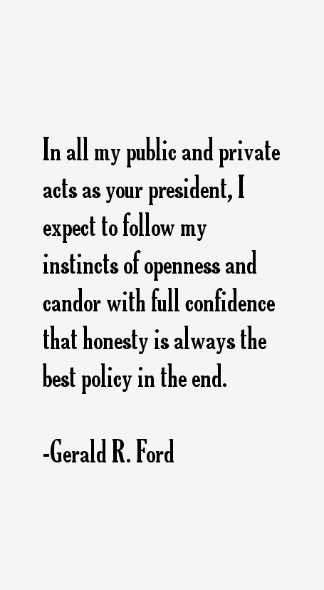 Gerald R. Ford Quotes