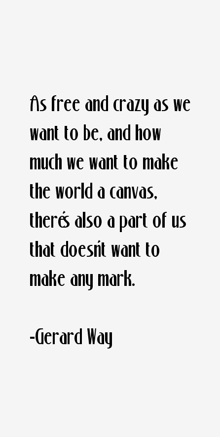 Gerard Way Quotes
