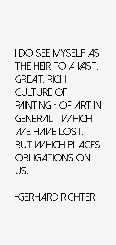 Gerhard Richter Quotes