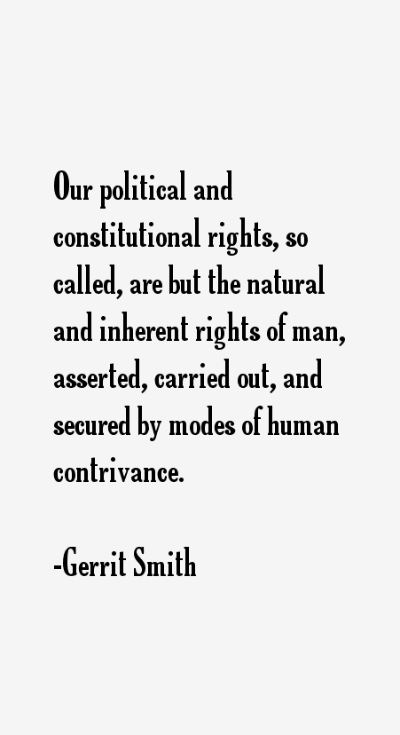 Gerrit Smith Quotes