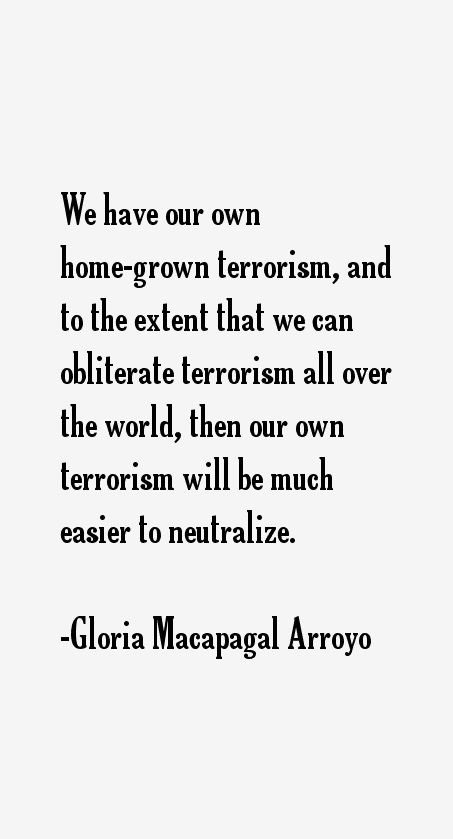 Gloria Macapagal Arroyo Quotes