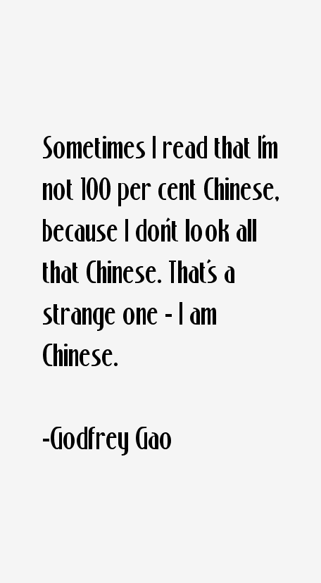Godfrey Gao Quotes