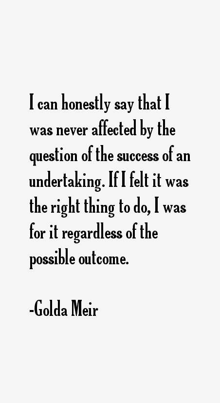 Golda Meir Quotes