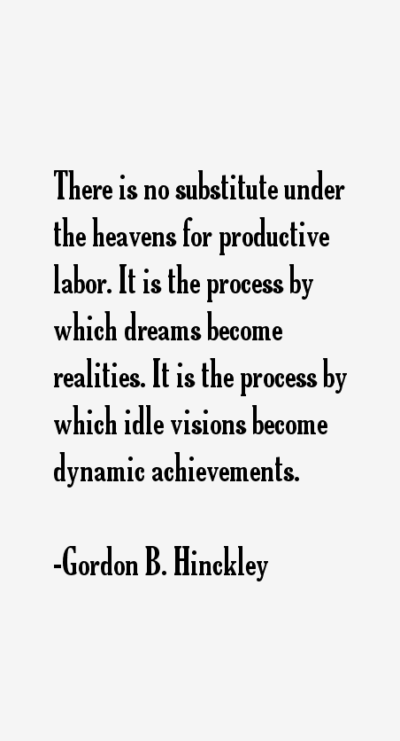 Gordon B. Hinckley Quotes