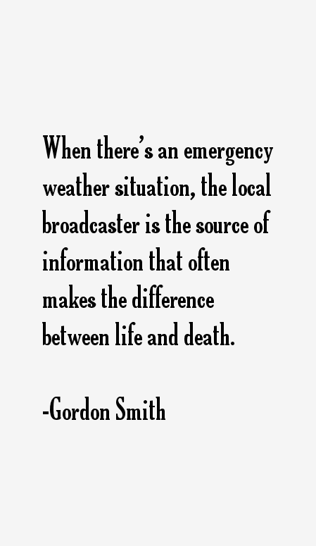 Gordon Smith Quotes
