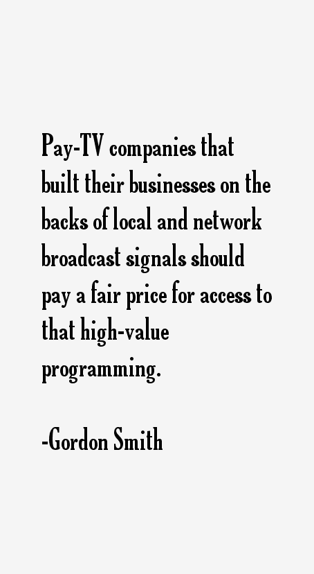 Gordon Smith Quotes