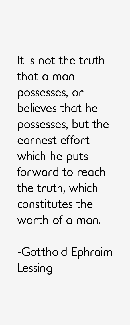 Gotthold Ephraim Lessing Quotes