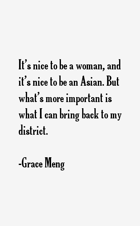 Grace Meng Quotes