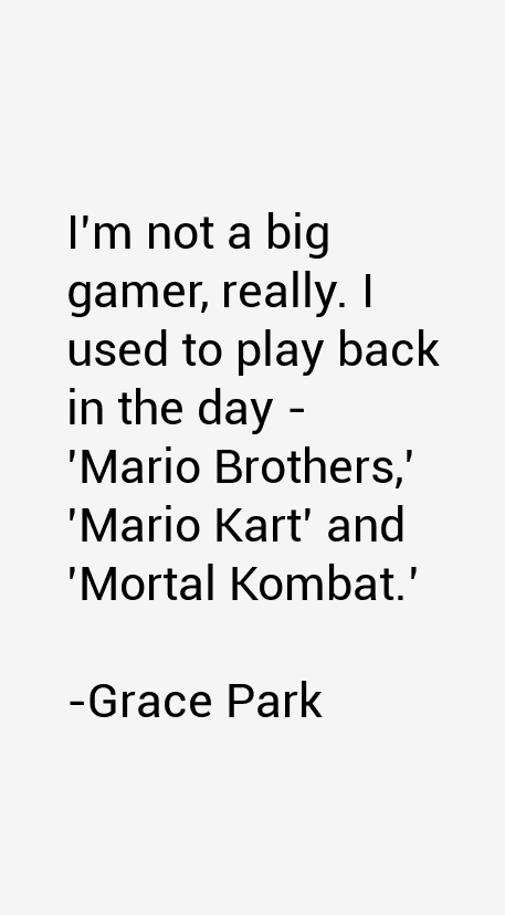 Grace Park Quotes