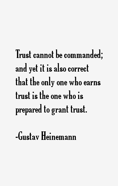 Gustav Heinemann Quotes