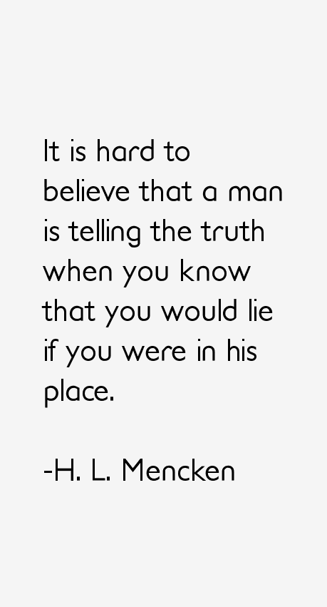 H. L. Mencken Quotes
