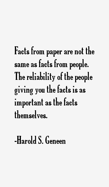 Harold S. Geneen Quotes